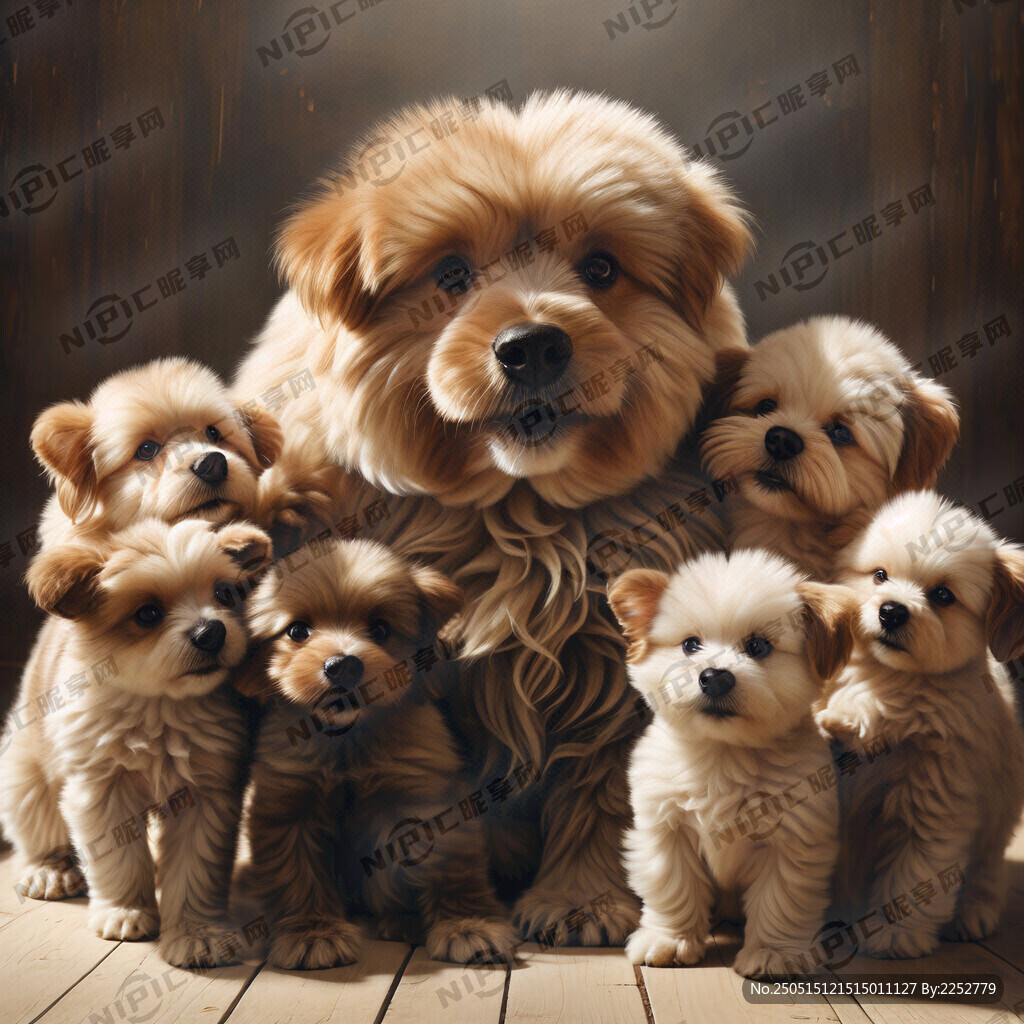 一只比熊品种的大狗