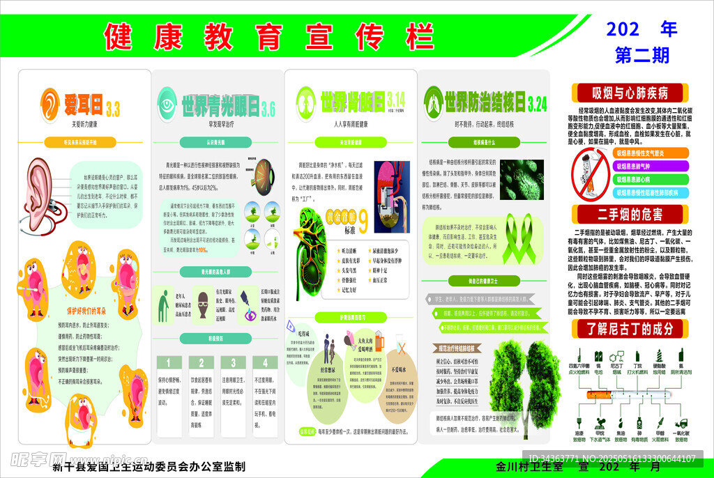 健康教育宣传栏