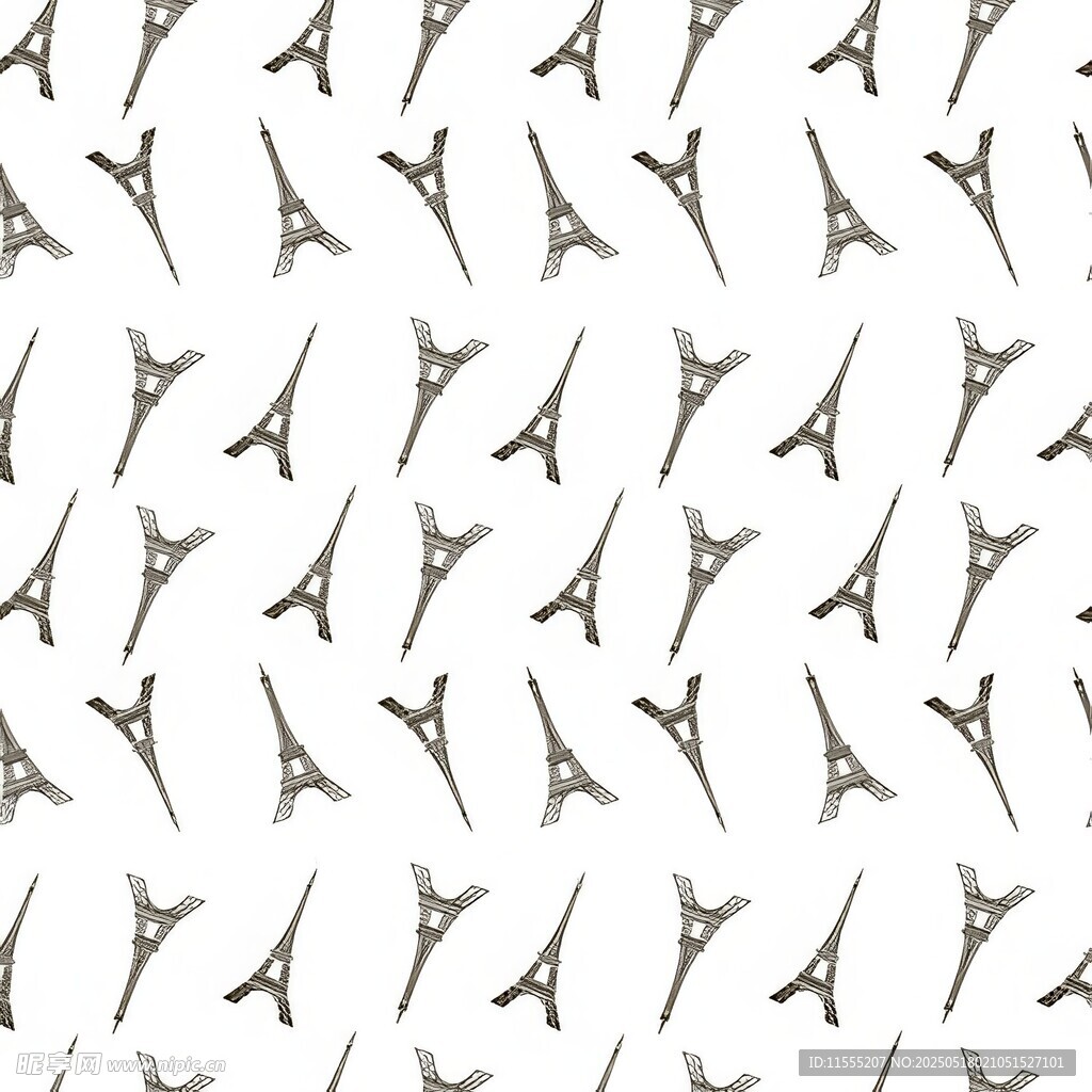 埃菲尔铁塔图案背景纹理