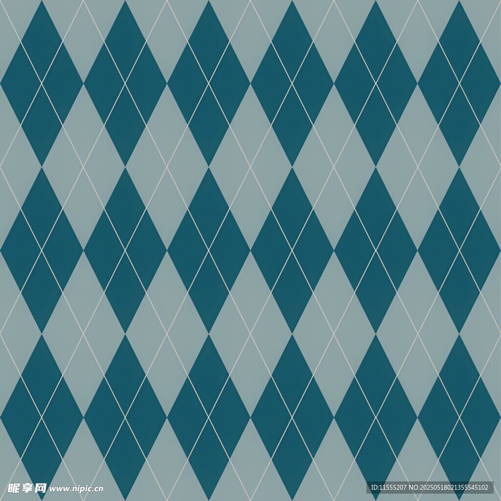 蓝灰菱形几何图案背景