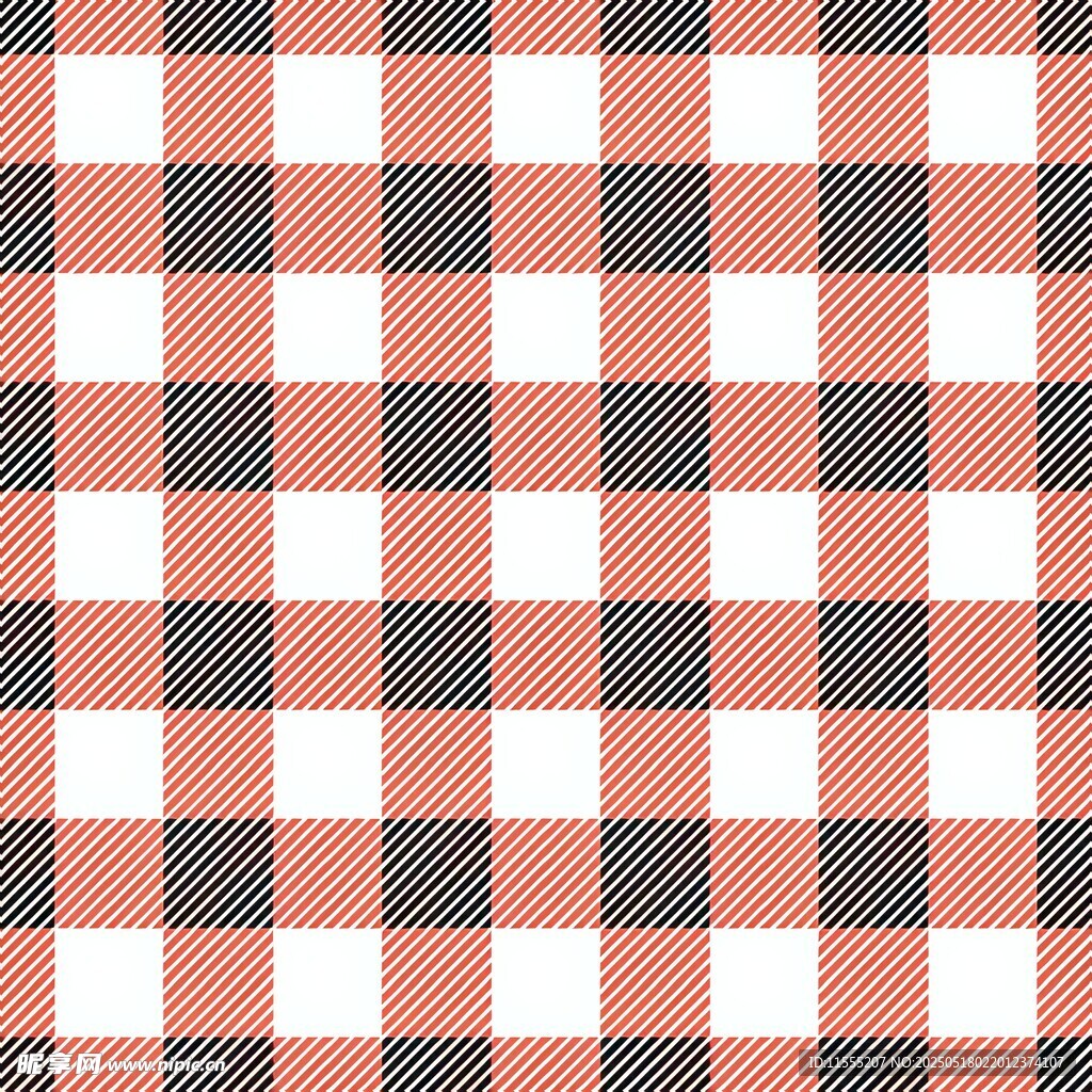 红白格子图案纹理背景