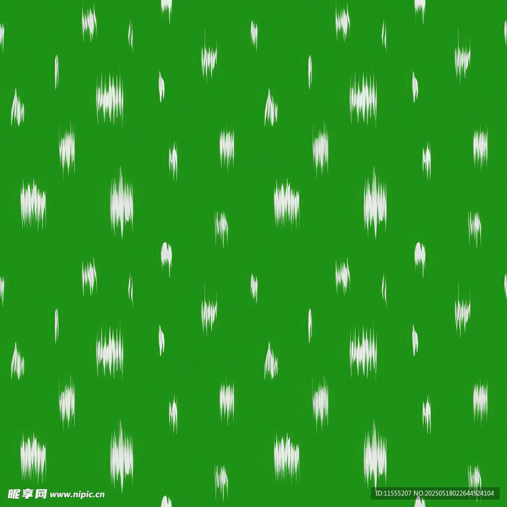 绿色背景上的白色点状图案四方连
