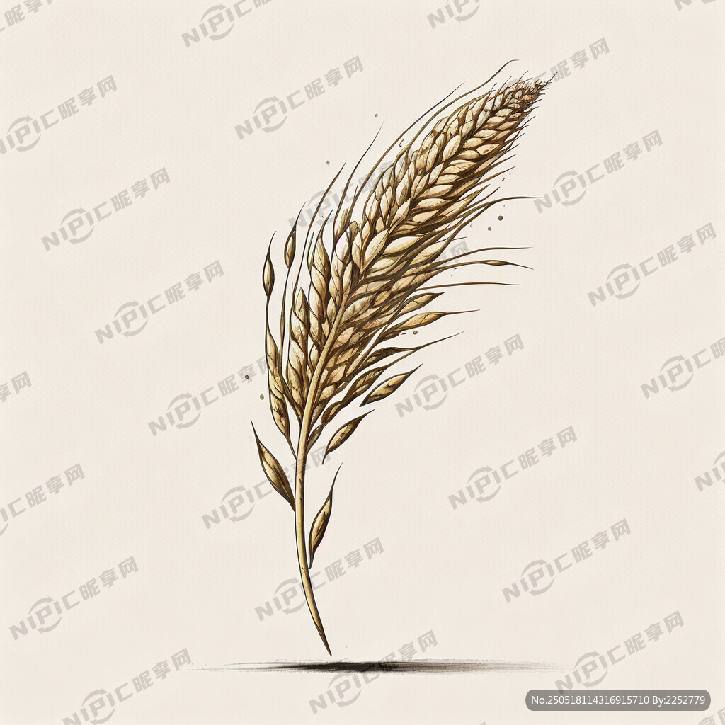 画一幅藜麦的简笔画