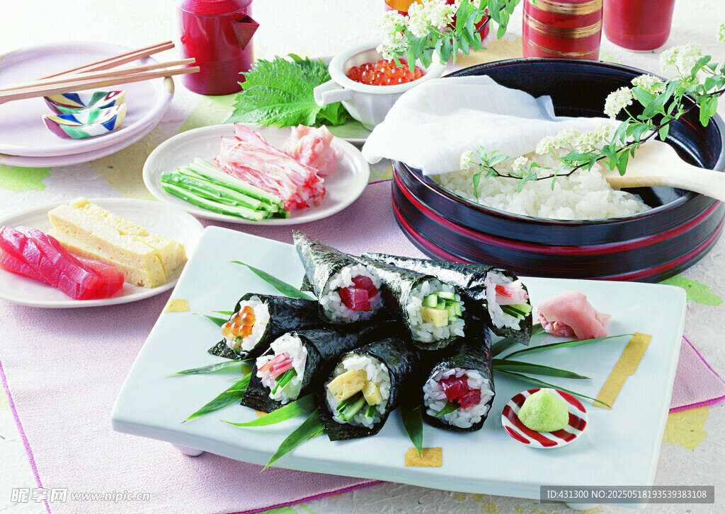 多样美味寿司及日式料理