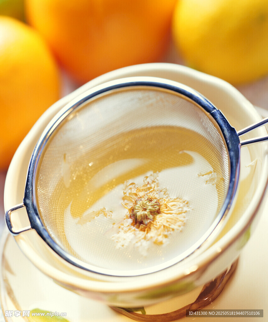 柠檬蜂蜜水特写