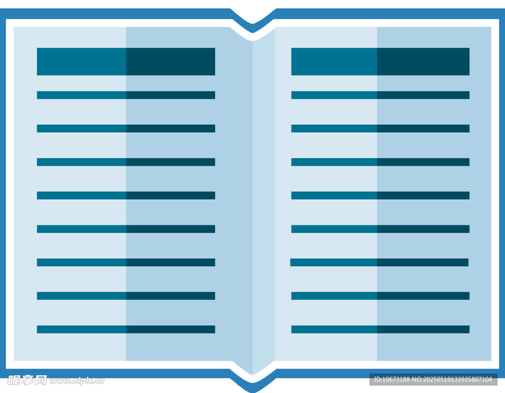 打开的书本图标
