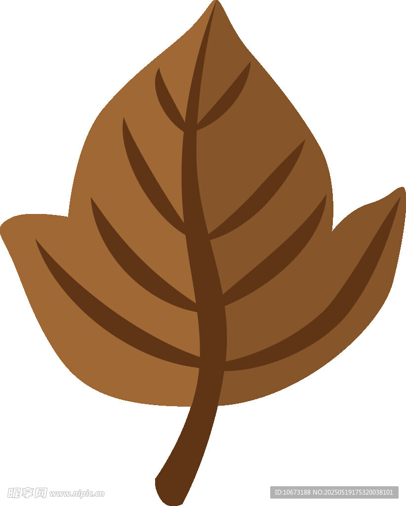 棕色枫叶图标