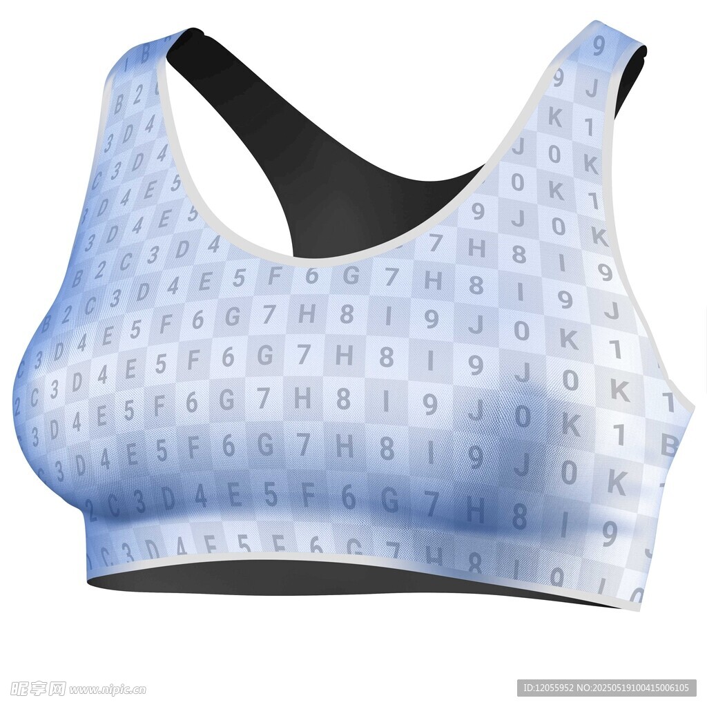 女士运动内衣样机