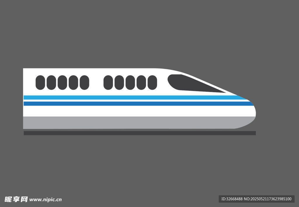 高速列车图标设计