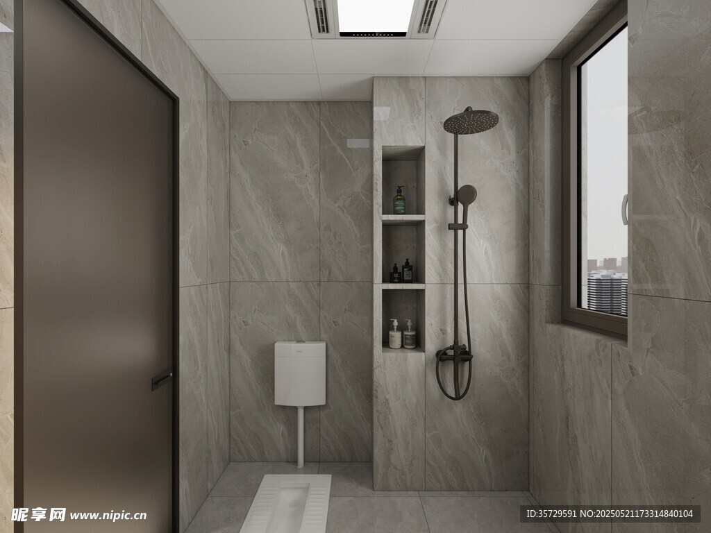 现代简约风淋浴间设计