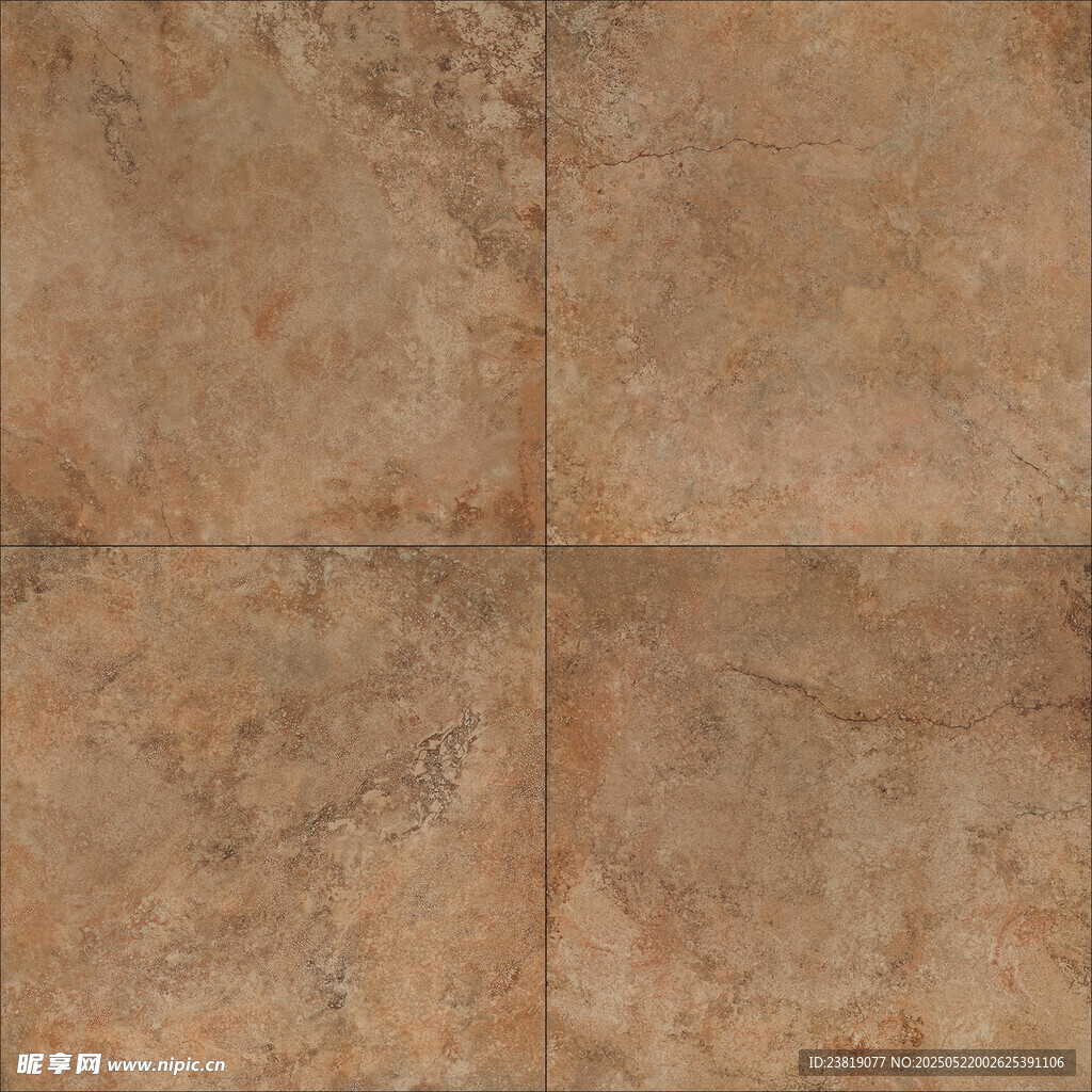 棕色纹理瓷砖表面展示