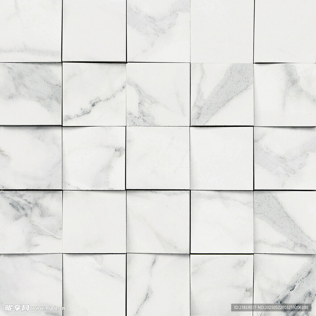 白色大理石瓷砖纹理图案