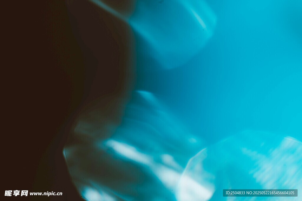 梦幻蓝调光影画面