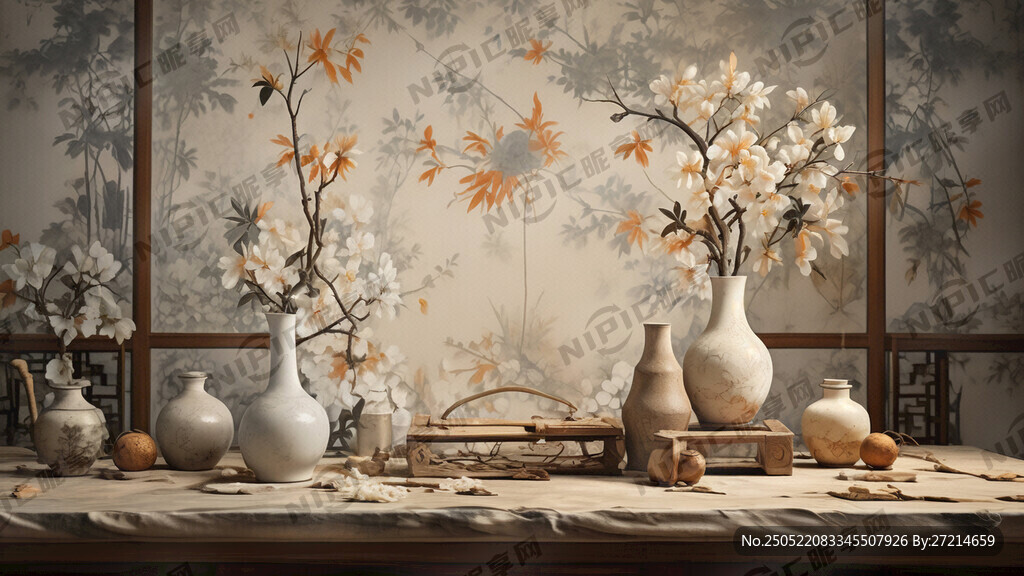 陈皮 直播间 背景 货架