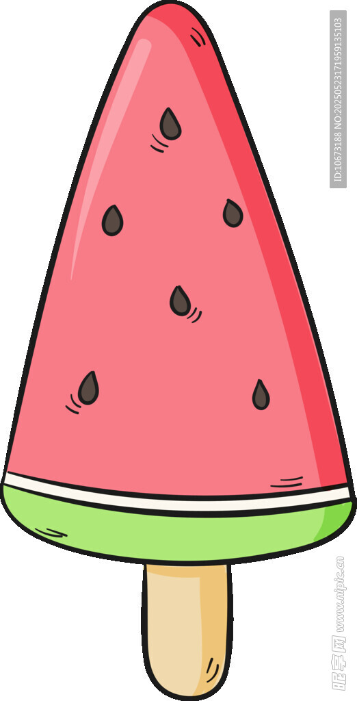 西瓜造型冰淇淋