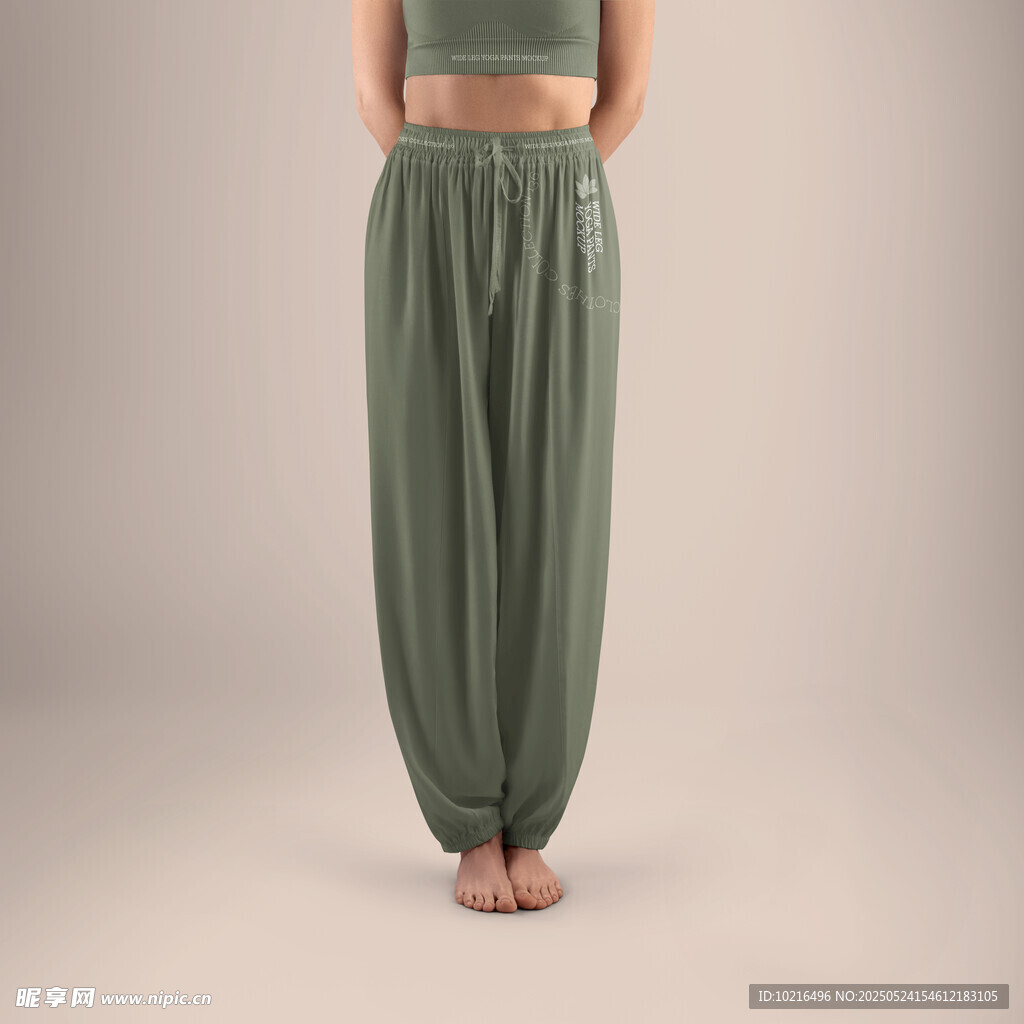 瑜伽灯笼裤样机