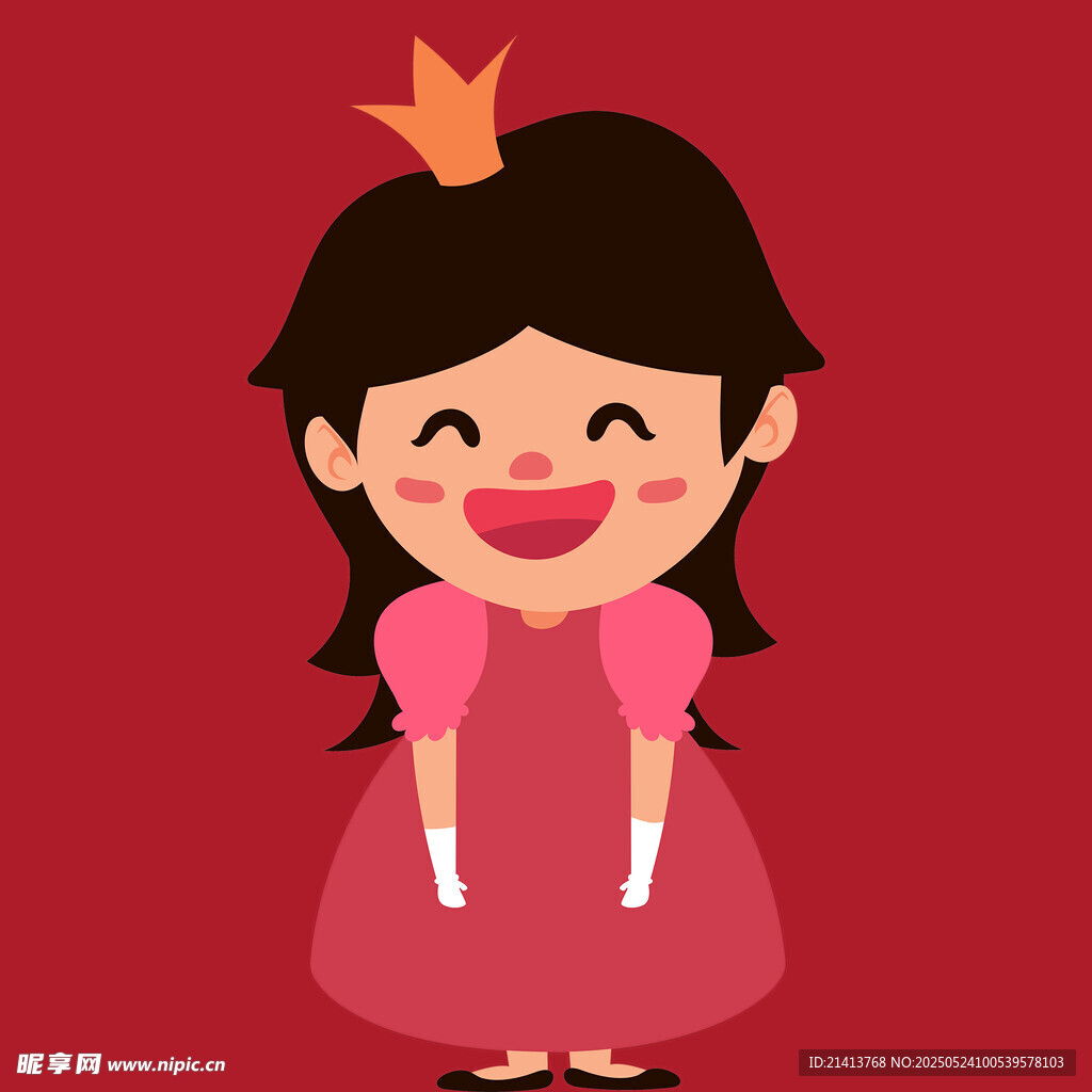 可爱公主形象插画