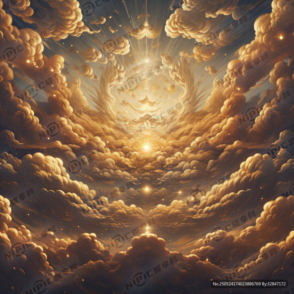 金色祥云背景