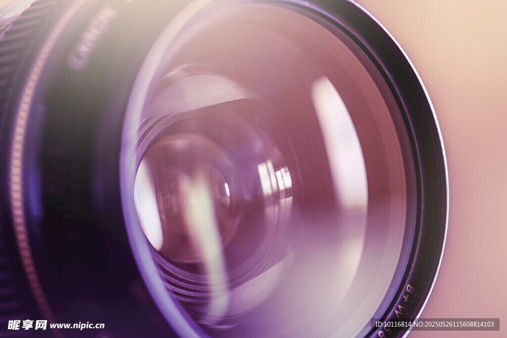 相机镜头特写