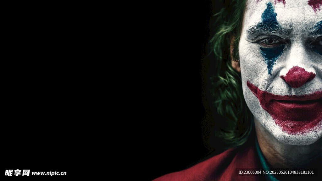 小丑角色特写