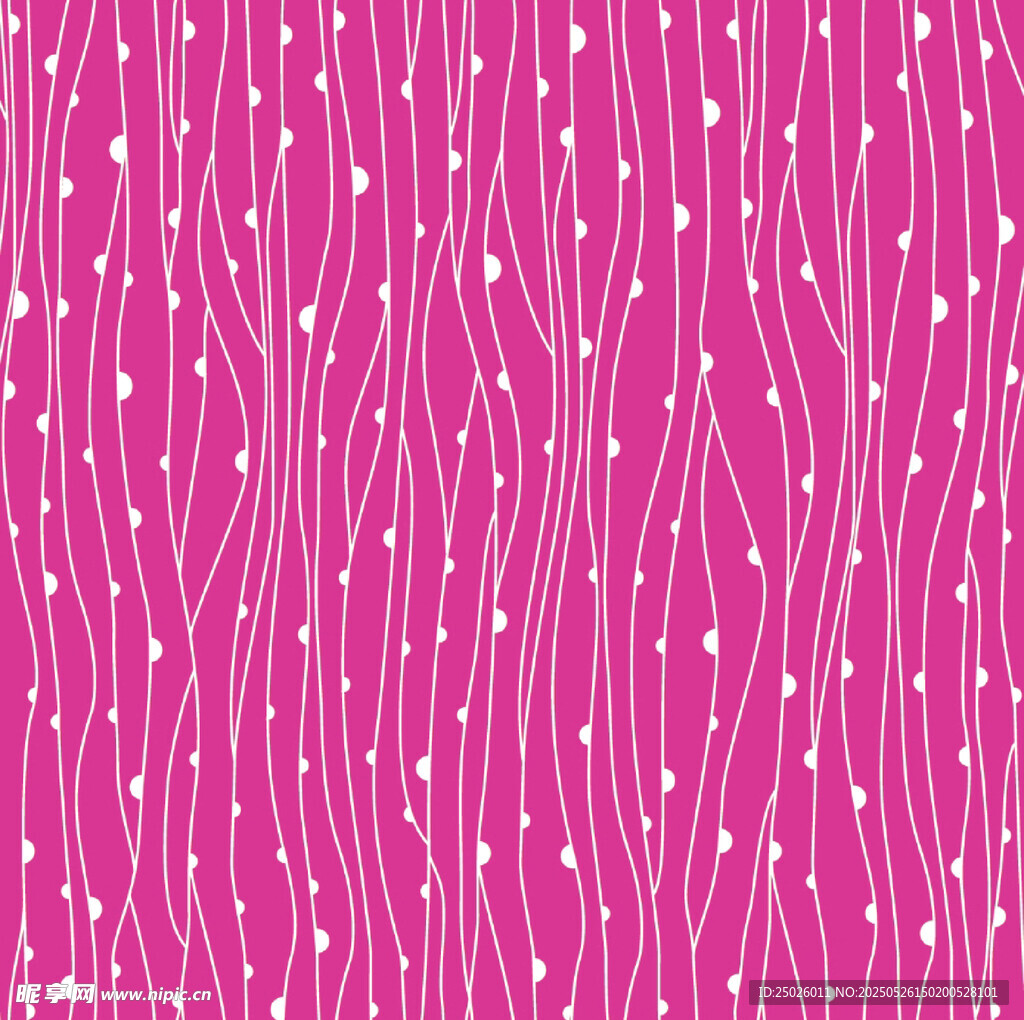 粉色线条波点纹理图案