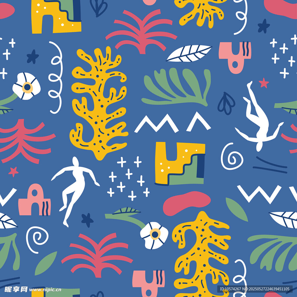 多彩抽象图案背景设计