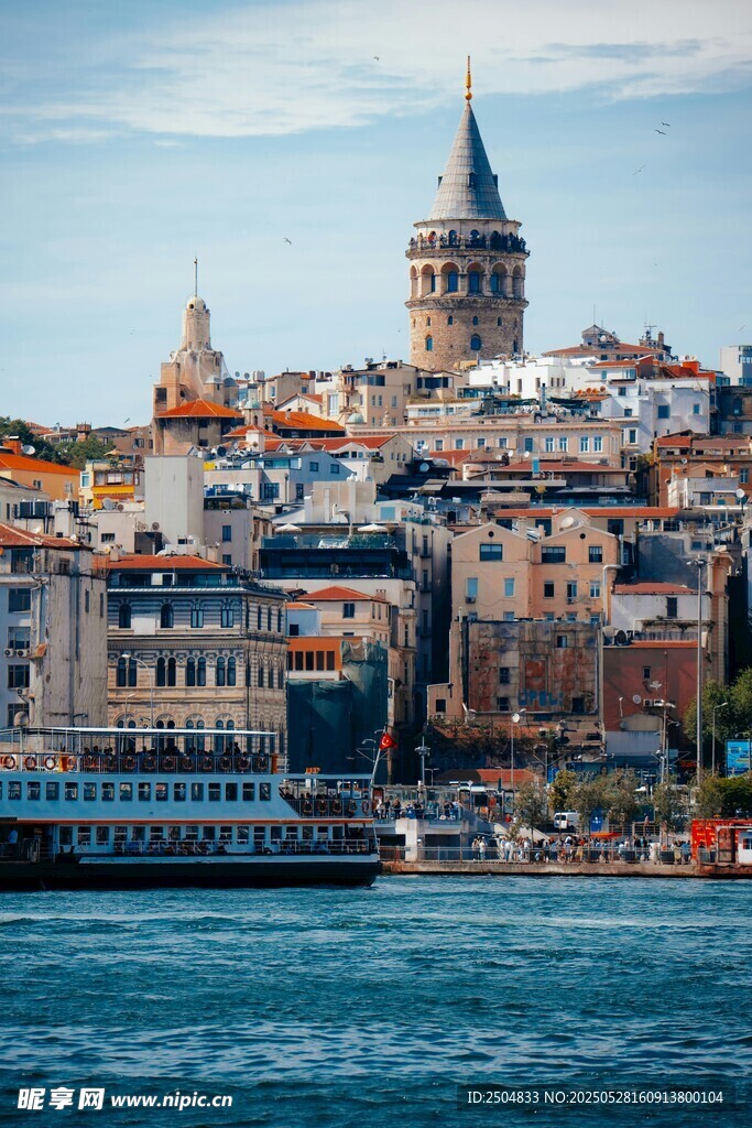 伊斯坦布尔城市海滨风光