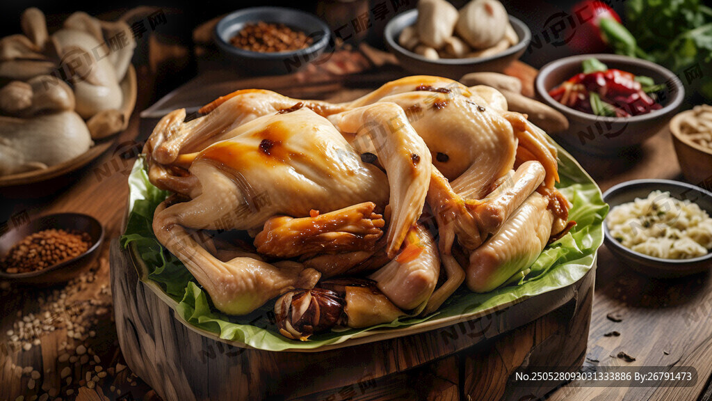 卤菜店盐水鸡 炕鹅 宣传画面