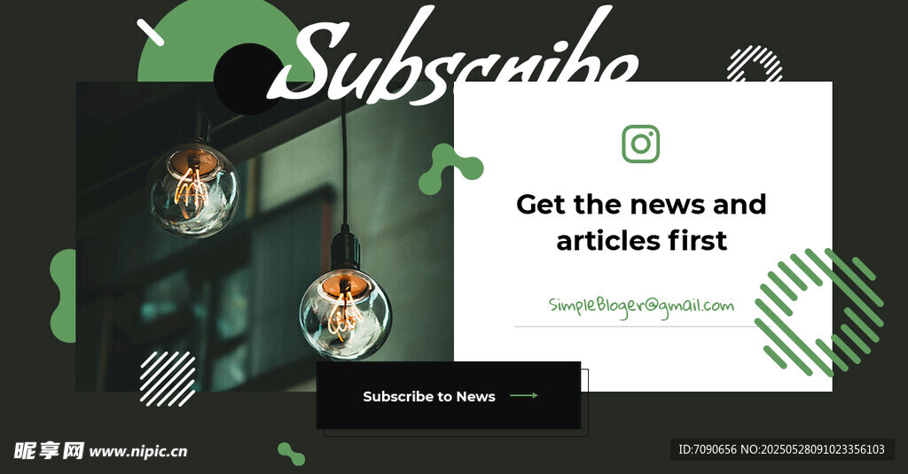 订阅网页设计模板展示