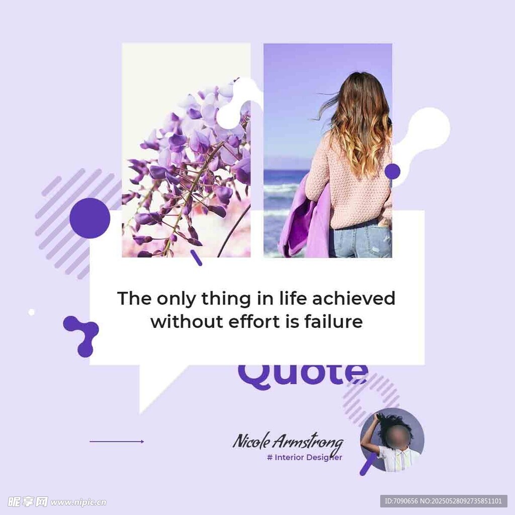 励志女性与花卉背景名言