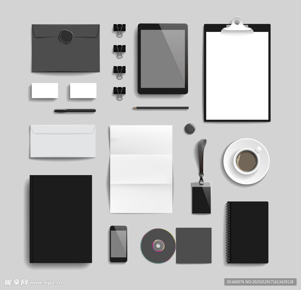 办公用品VI视觉识别集合展示