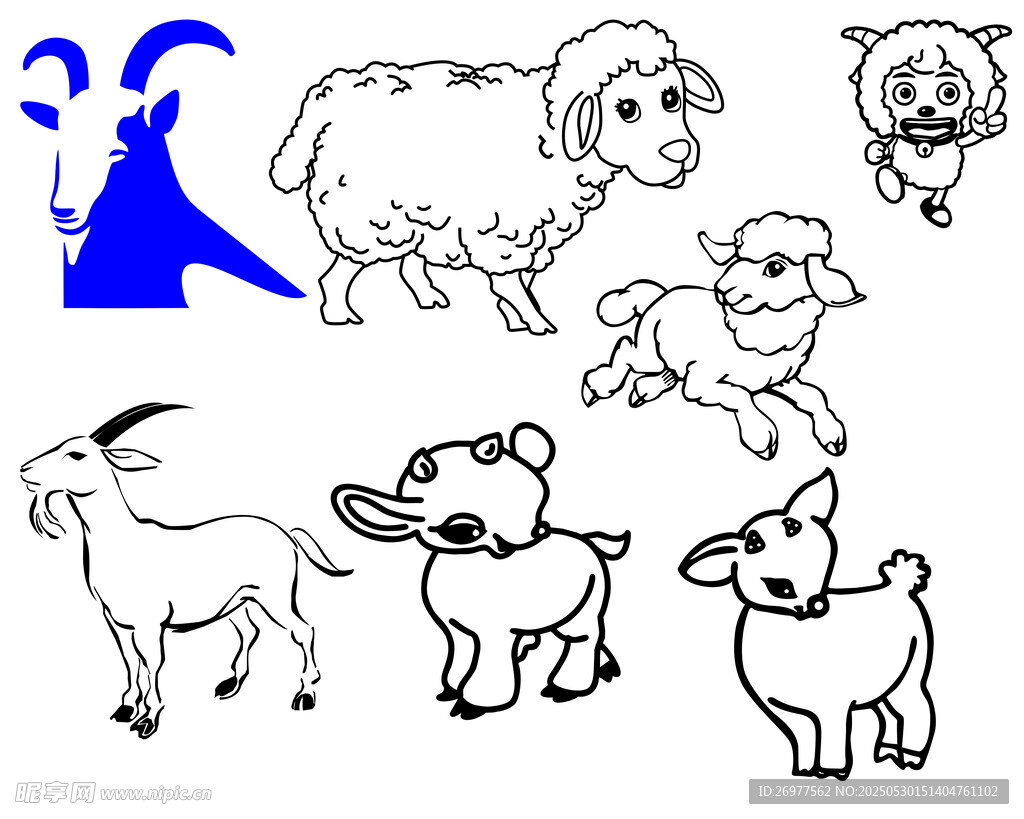 卡通羊  