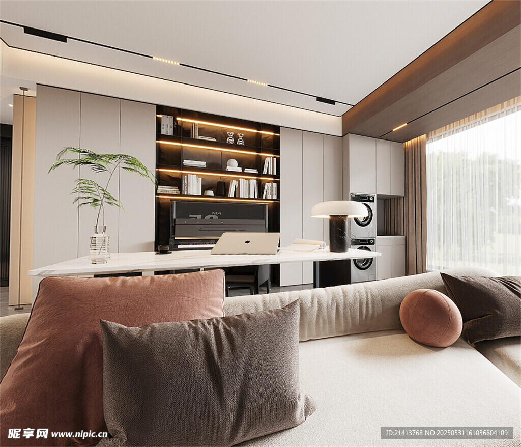 现代简约风舒适客厅一角