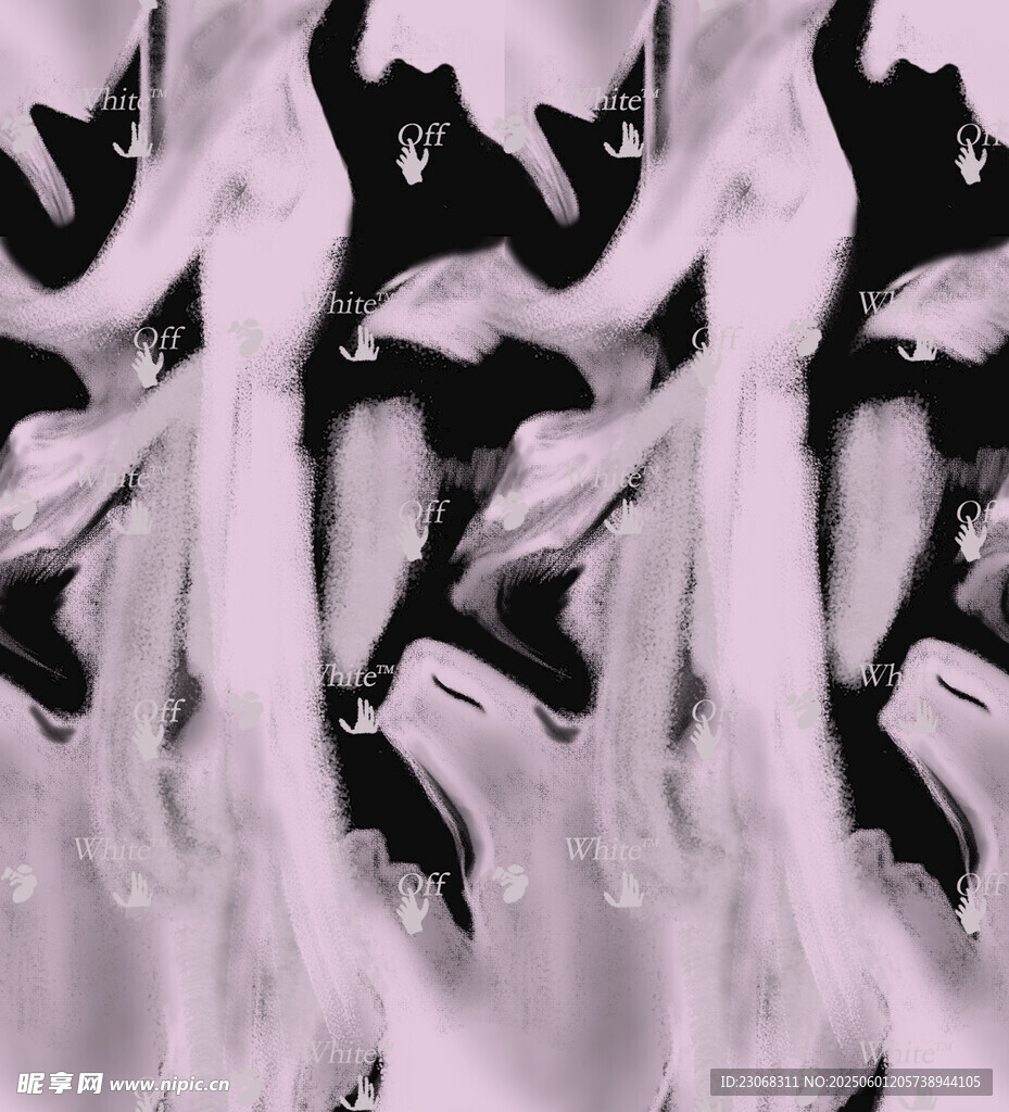 抽象黑白舞蹈艺术画面