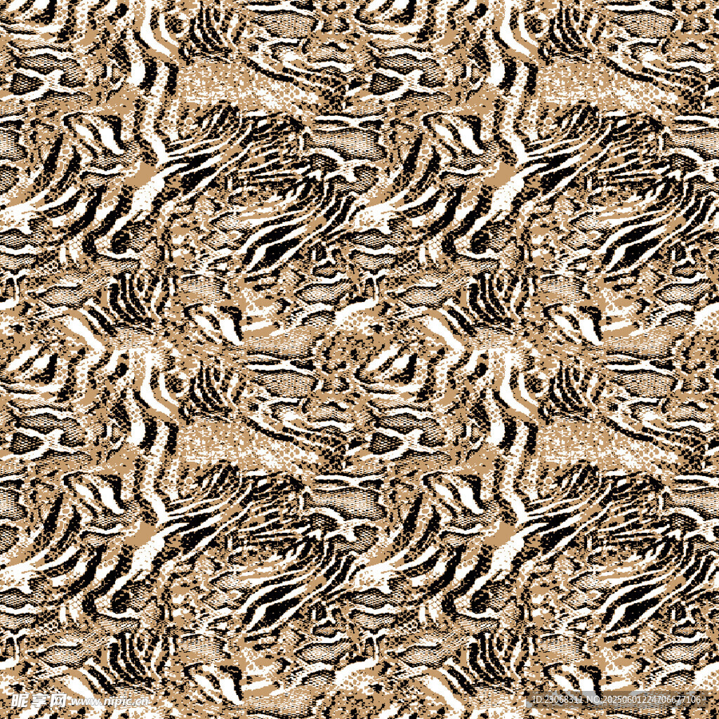 虎纹图案纹理背景素材