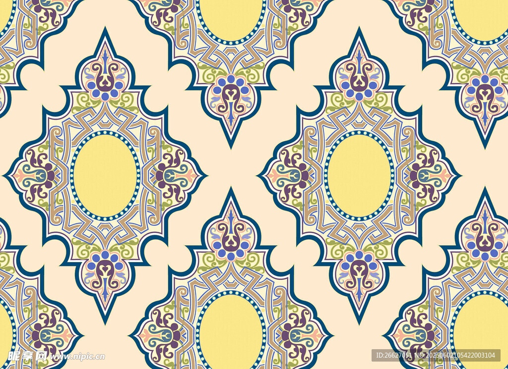 古典花纹图案设计