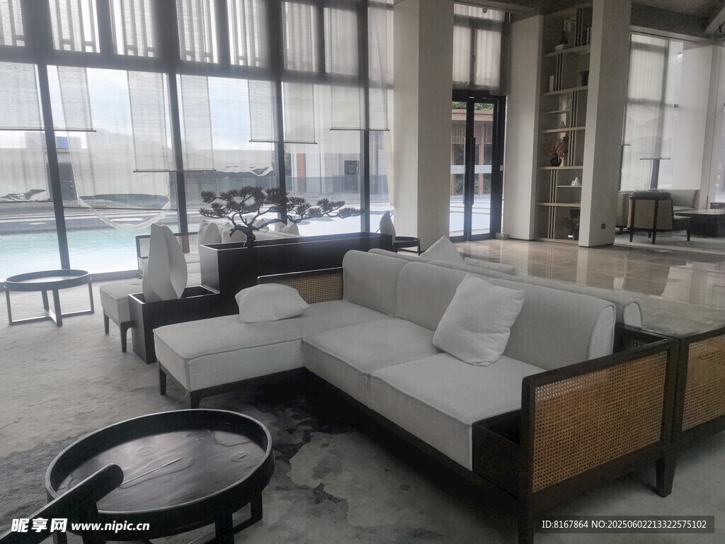 现代简约风格室内沙发场景