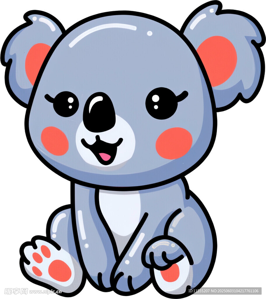 可爱考拉卡通形象