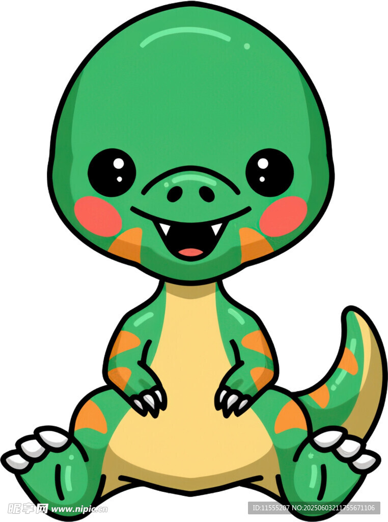 可爱小恐龙卡通形象