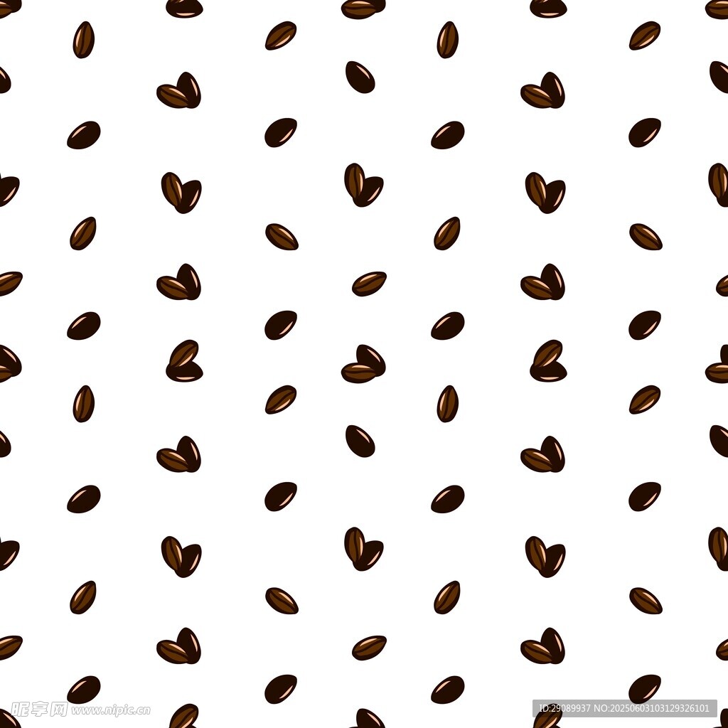 心形咖啡图案背景纹理设计