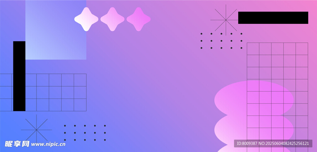 抽象粉紫色海报背景