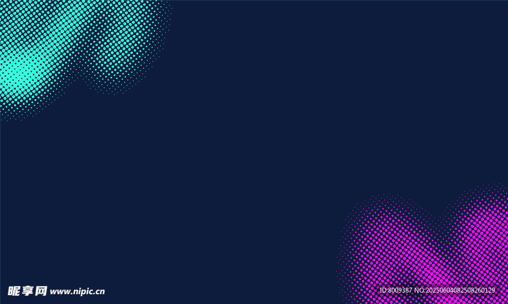 抽象彩色半调背景banner