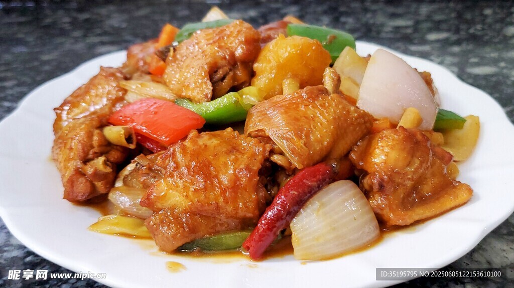 美味家常炒鸡肉