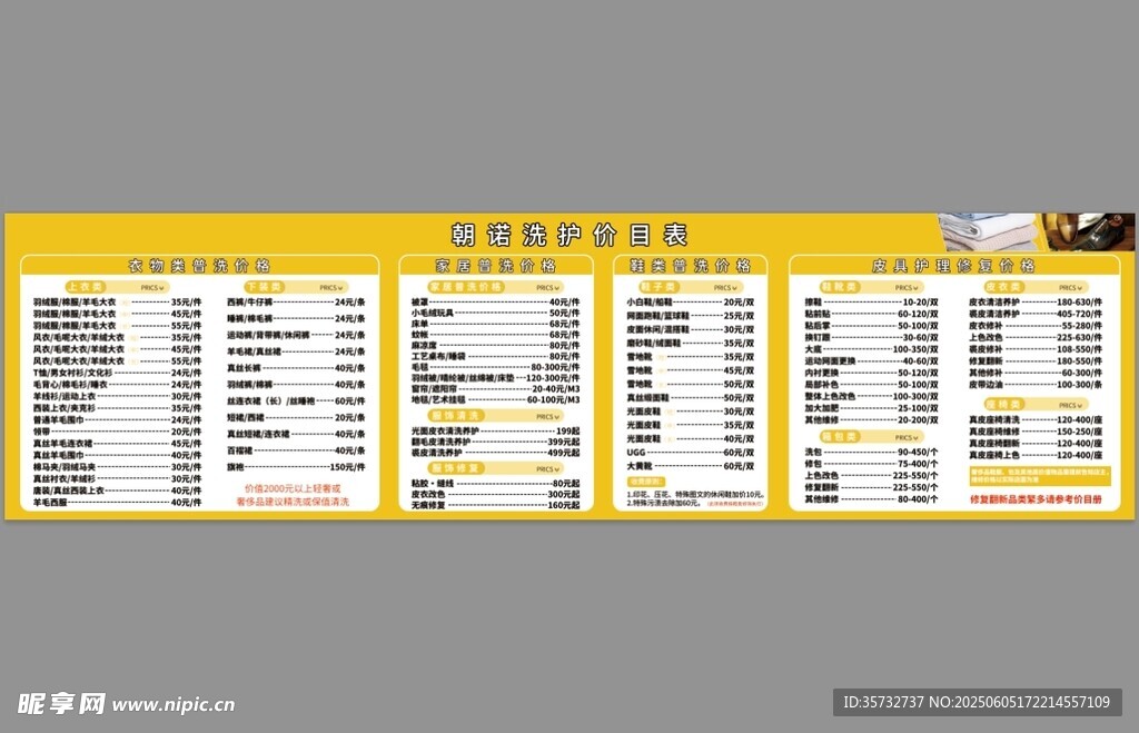 洗护店面灯箱片