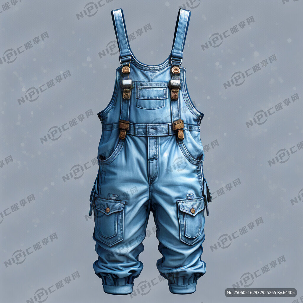 背带裤 小学生 蓝色系 男孩