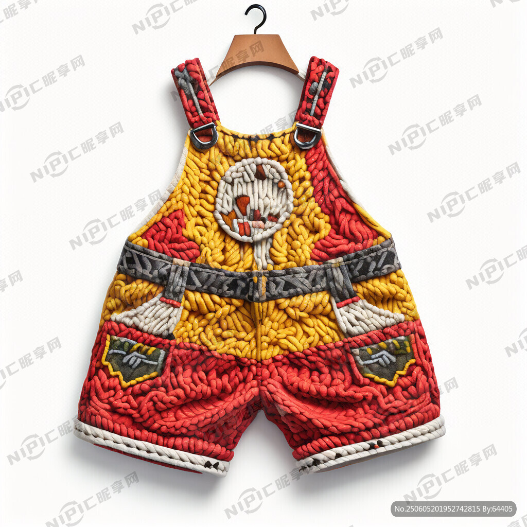 男孩背带短裤 大色块 可爱