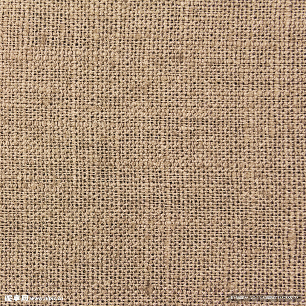 浅棕色麻布纹理背景图
