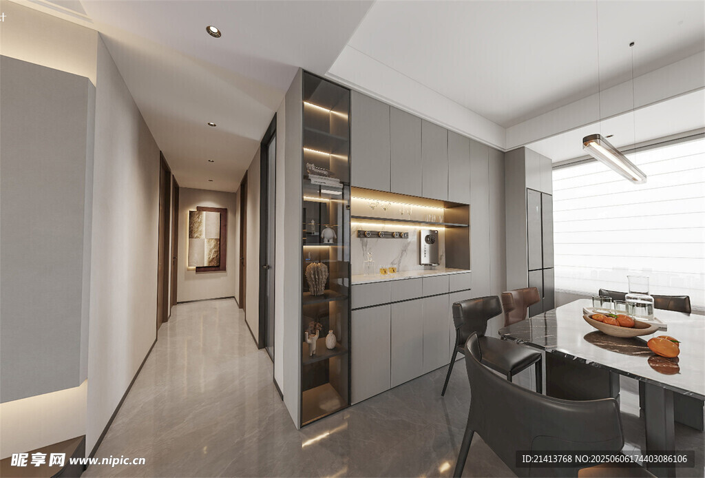 现代简约风室内餐厅设计