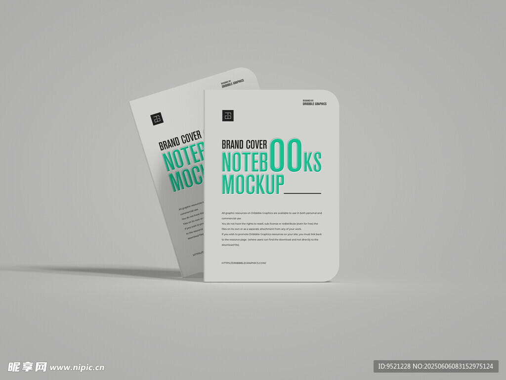 封皮笔记本样机