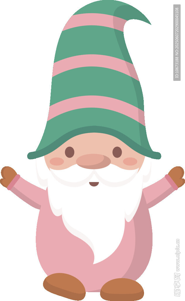 可爱粉色小精灵形象